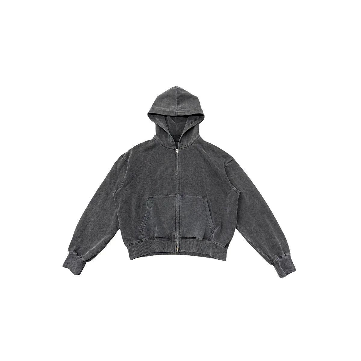 PLUS NO LOGO Vintage Hoodie Short Wide Jacket