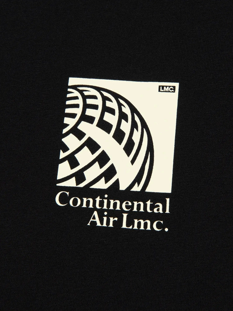 I4P STUDIO  LMC Korean Designer AIR GLOBE Aviation Globe Loose T-shirt