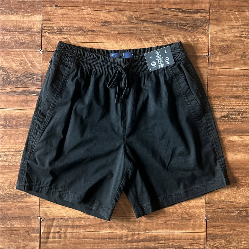 Japanese Washed Cotton Quarter Shorts