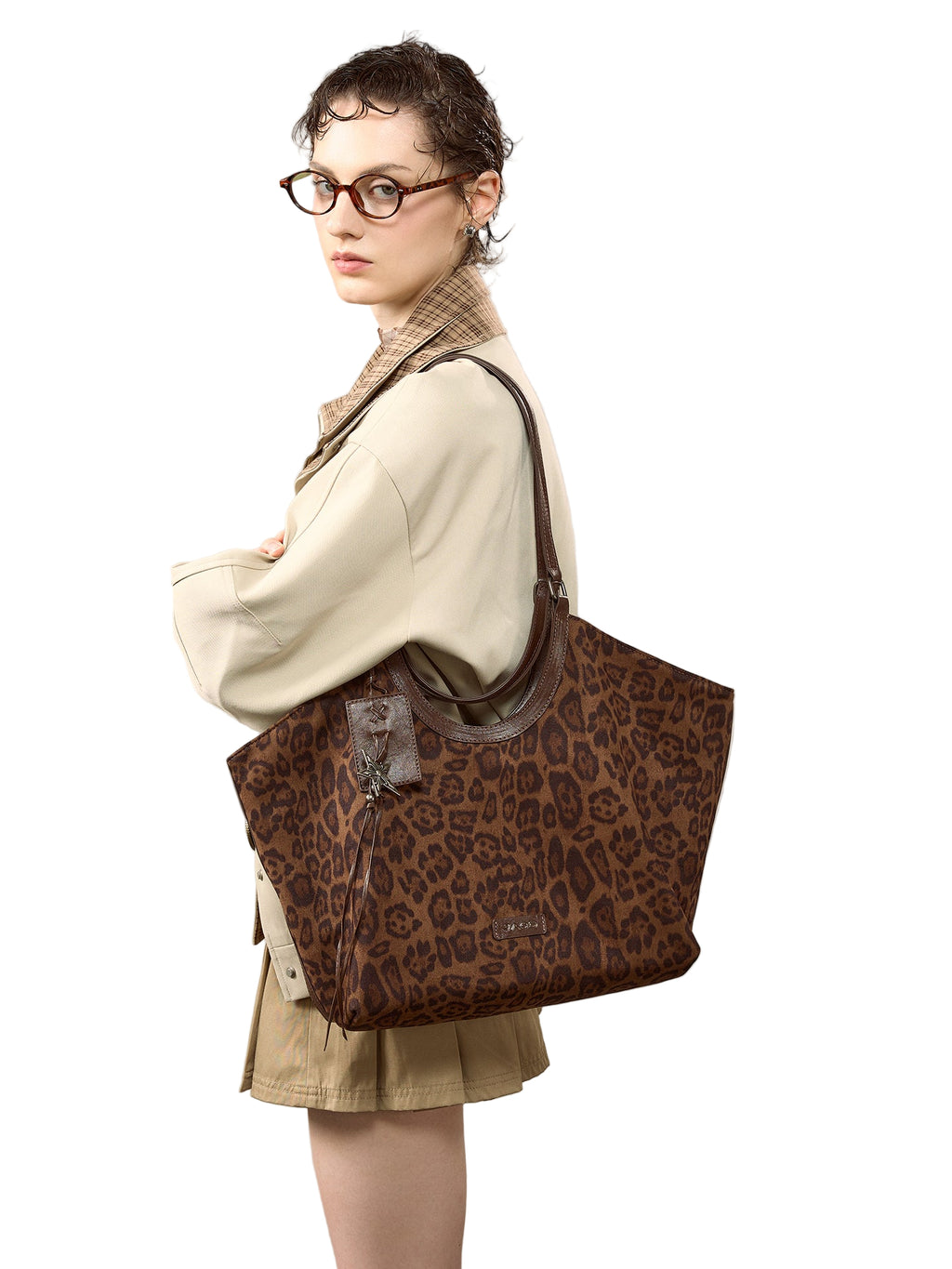 JACD Nomadic Wilderness Leopard Print Tote Bag