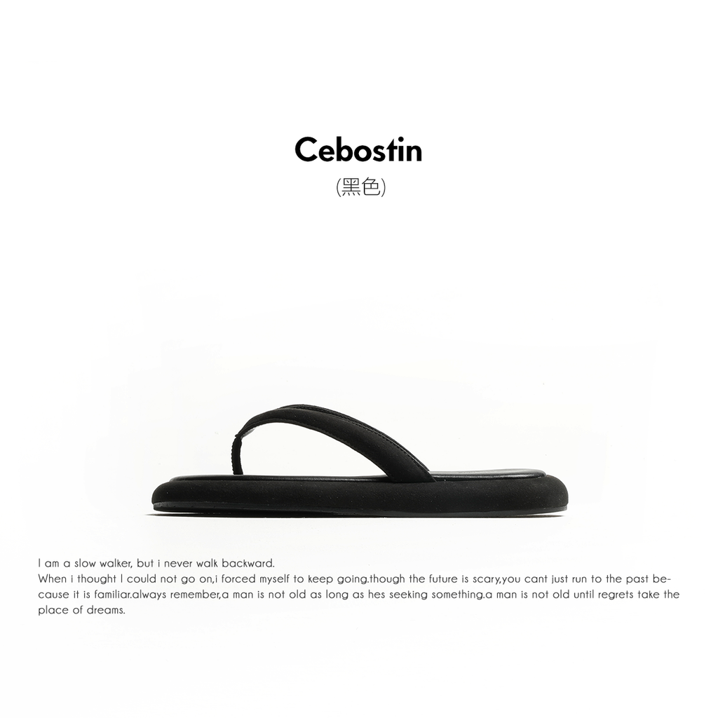 Cebostin Stomping Shit Feeling Vacation Wind Pinch Foot Beach Shoes