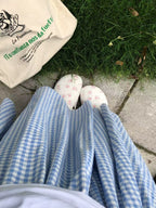 Cat & Sofa Small Floral Birkenstock Half Slippers