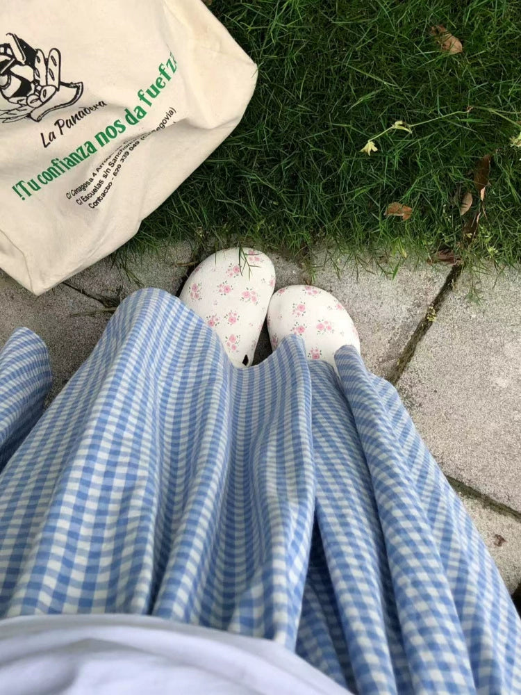 Cat & Sofa Small Floral Birkenstock Half Slippers