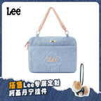 Lee Contrast Checked Tote Bag