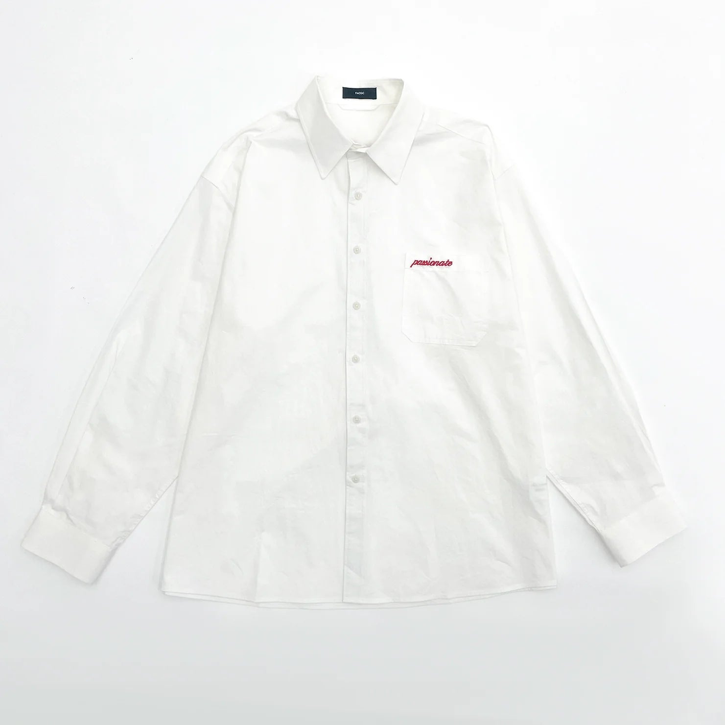 MICHINNYON Embroidered Alphabet Shirt Casual Jacket