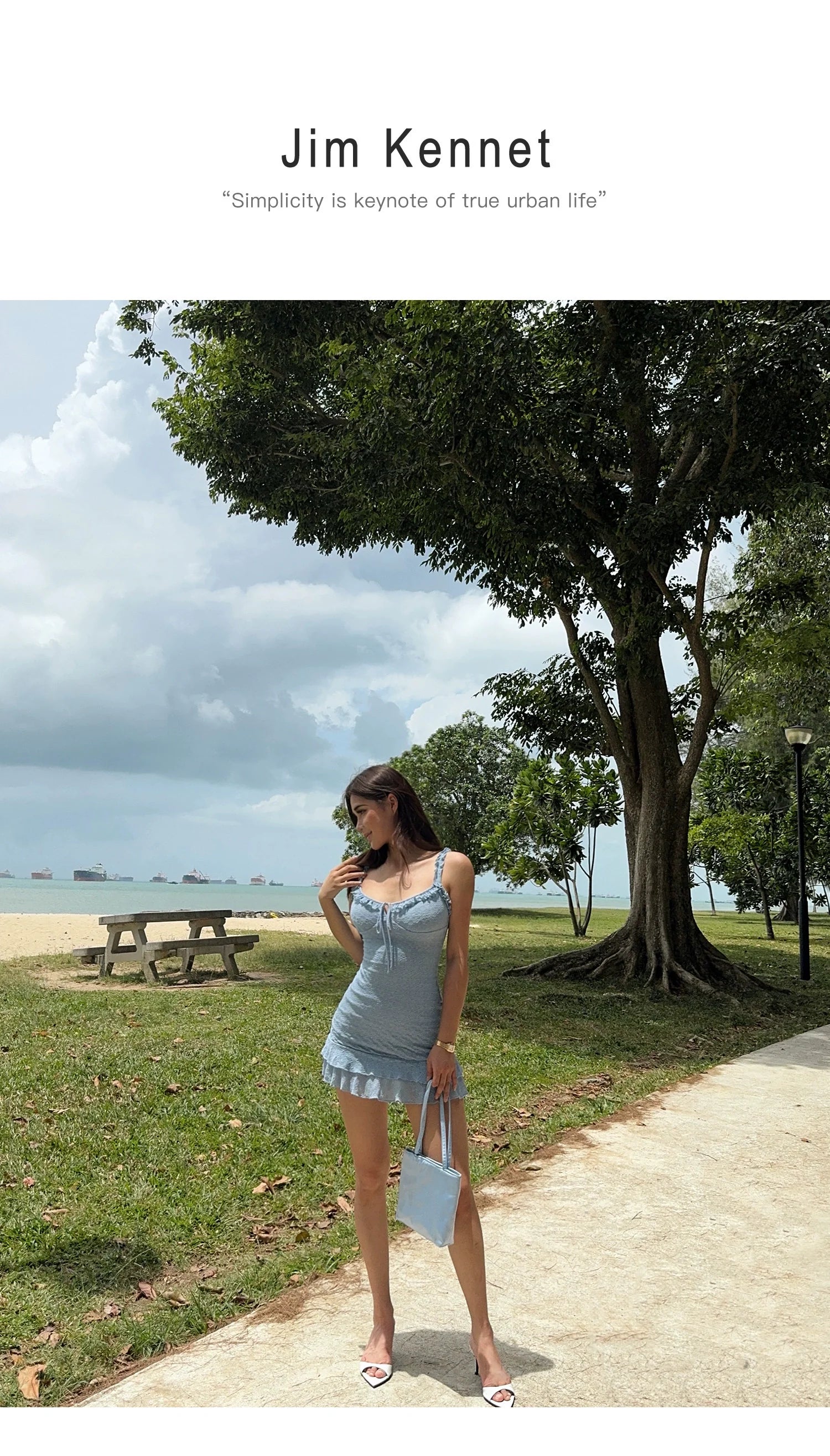 Jim Kennet Square Neck Slim Fit Stretch Lace Dress