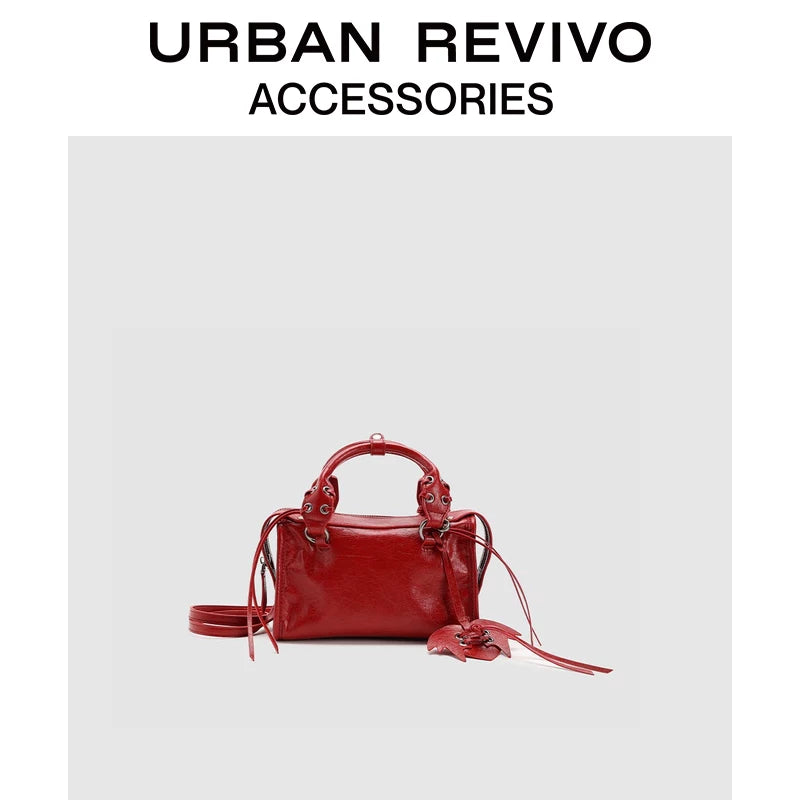 Urban Revivo New Year Red Metal Buckle Bag