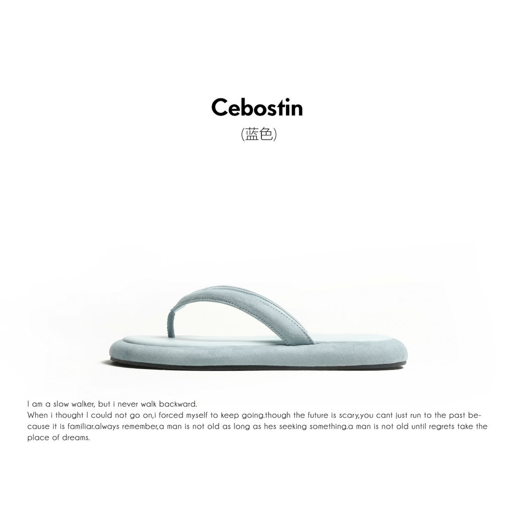 Cebostin Stomping Shit Feeling Vacation Wind Pinch Foot Beach Shoes