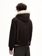 MaxDstr Horn Buckle Mountain Wool Coat