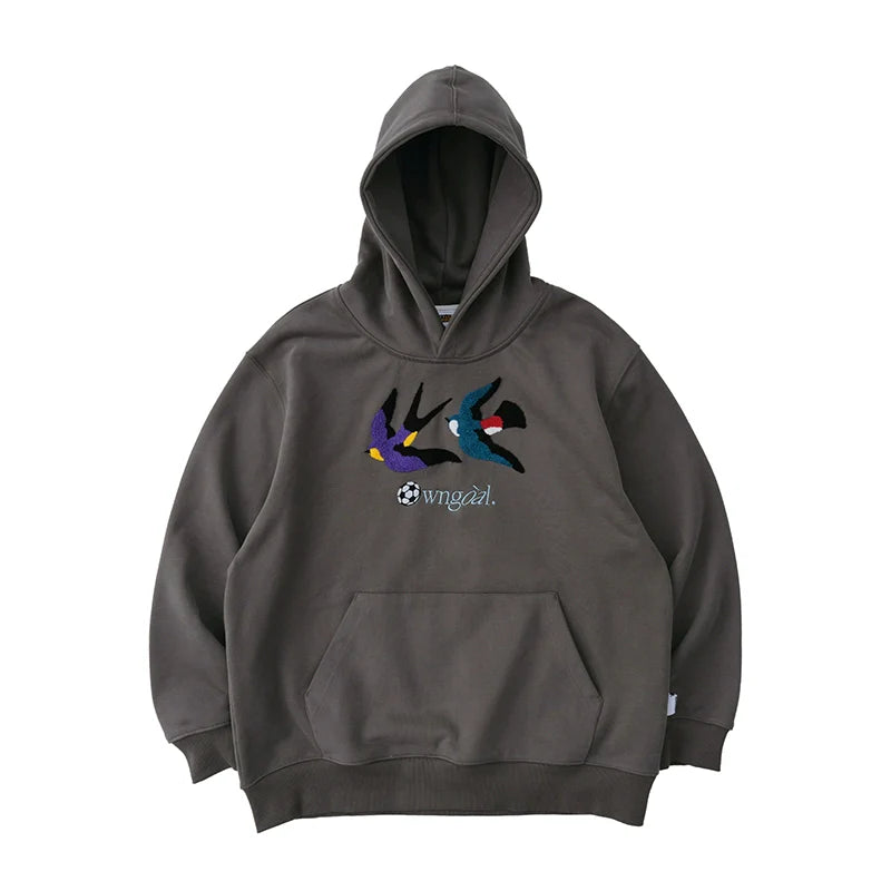 Battles Oolong Ball Double Bird Towel Embroidered Hoodie