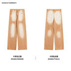 Mr. Jiangnan NewJNXS Washed Straight Casual Jeans