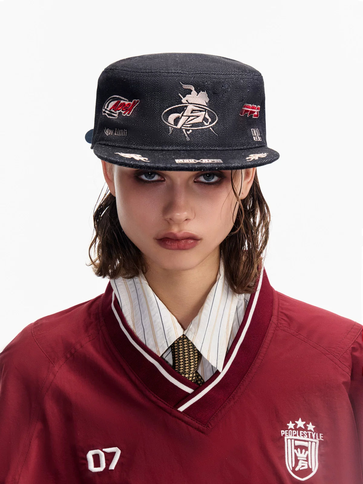 PEOPLESENSE Original Color Cowboy Flat Top Equestrian Hat