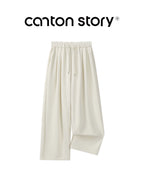 cantonstory Solid Color Drape Sweatpants