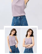 Giordano Elastic Pit Strip Slim Fit Crew Neck Sleeveless Tee