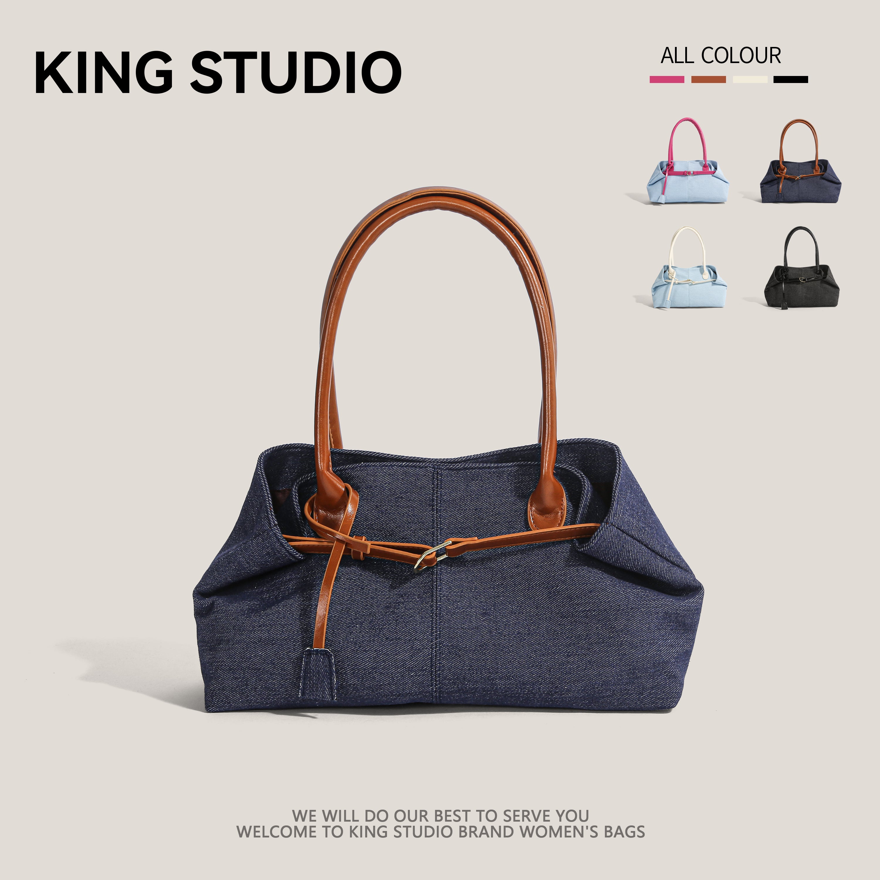 DrinKing Casual Large Single-Shoulder Bag