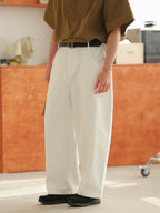 NOEARS Vintage Elastic Waist Loose Wide Leg Jeans