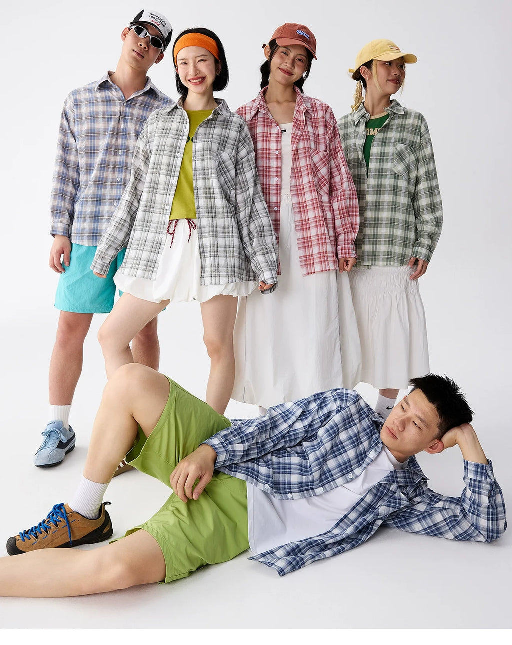 OWOX Loose Casual Checked Lapel Versatile Shirt