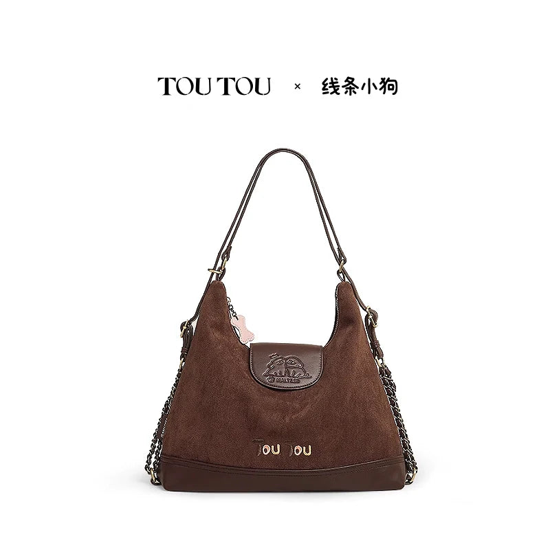 TOUTOU Line Puppy Tote Bag