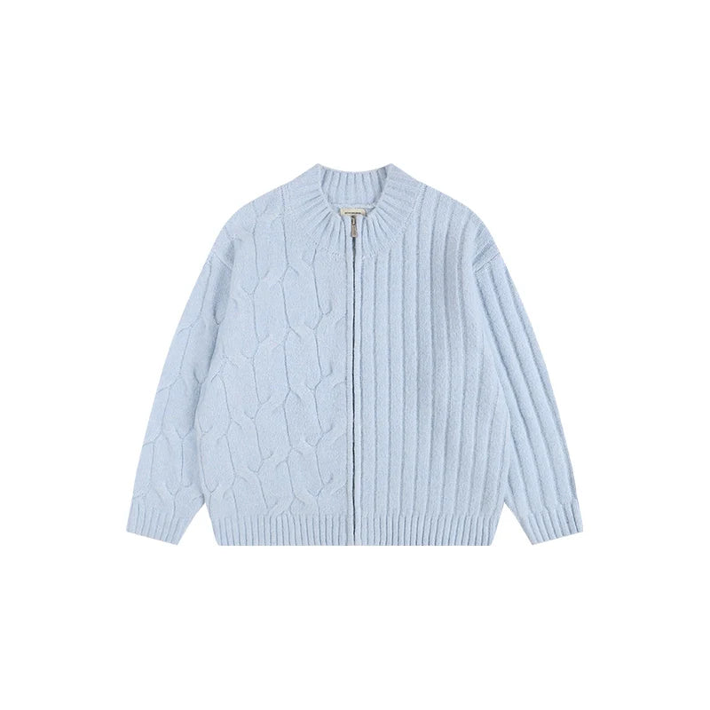 ATRY Stitched Embroidered Cardigan Sweater