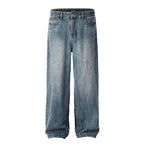 11KN Retro Straight Loose Versatile Jeans