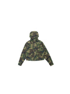 PLUS NO LOGO Washed Old Camouflage Jacket Zipper Jacket