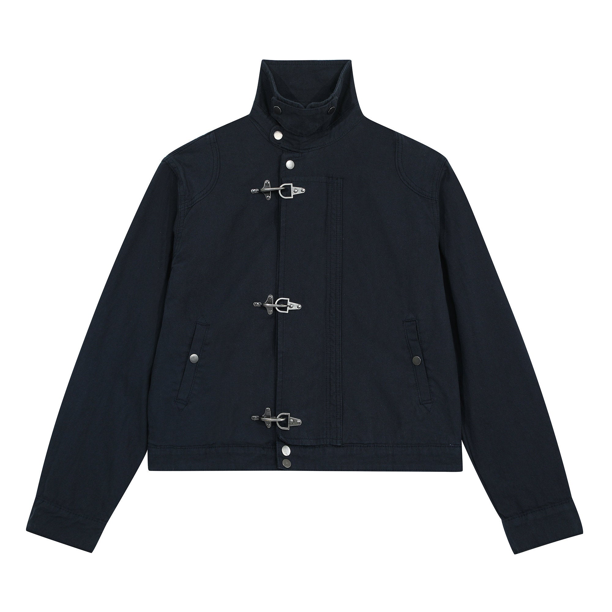 GRAYDREAMS Retro Workwear Airplane Buckle Jacket