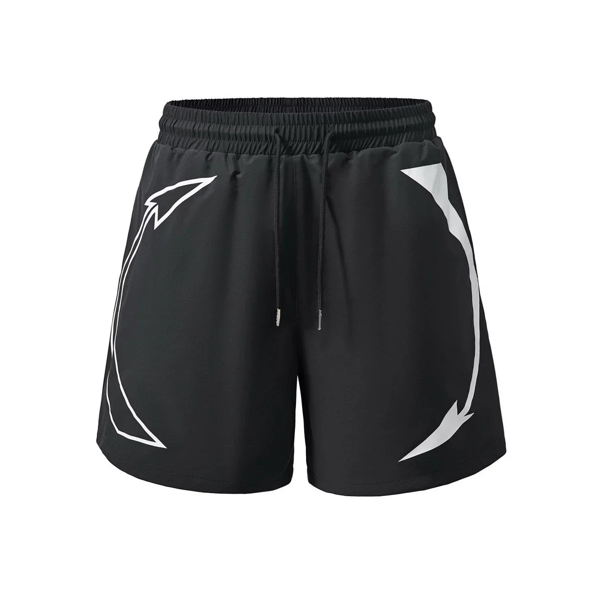 Eusoueu Vintage Niche But Knee Double Mesh Shorts