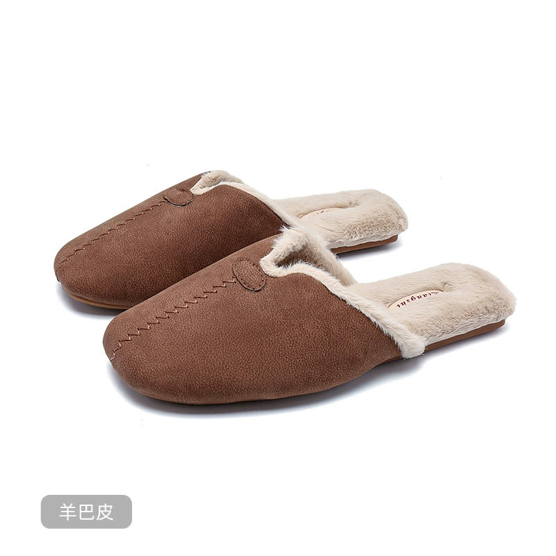Waterproof Velvet Winter Home Slippers
