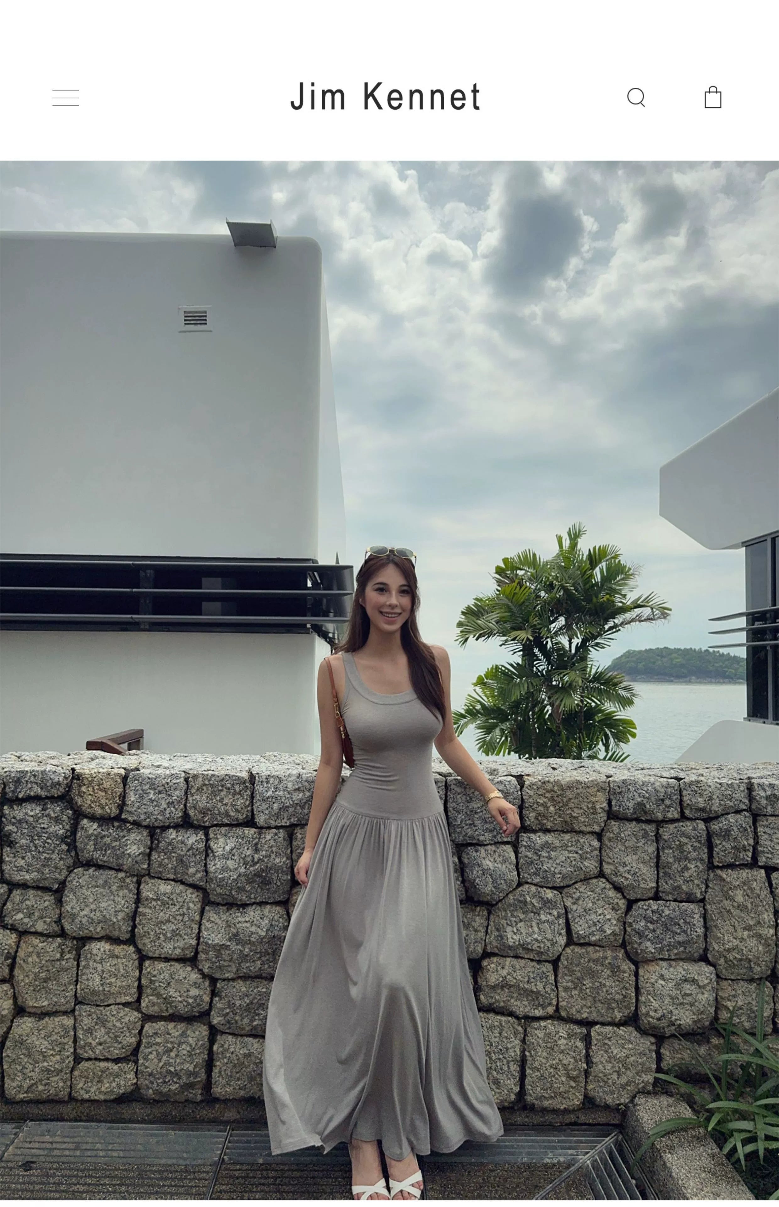 Jim Kennet Slim-Fit Knitted Stretch Suspender Dress