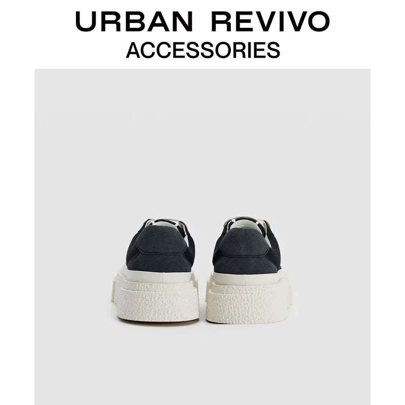 Urban Revivo Men's Color Thick Sole Sneakers