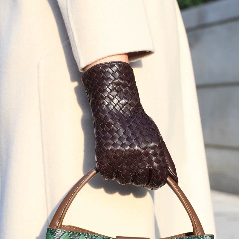 St. John's Spanish Goatskin Silk Driving Gloves