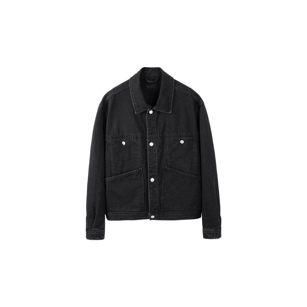 PLUS NO LOGO Washed Old Denim Jacket