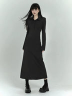 LADYGHOST Slim Fit Shirt Dress