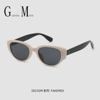 Wang Jiaer Retro Narrow Sunglasses Small Face Trend Style