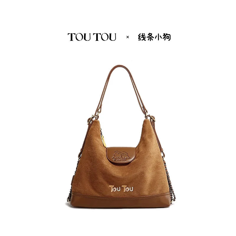 TOUTOU Line Puppy Tote Bag