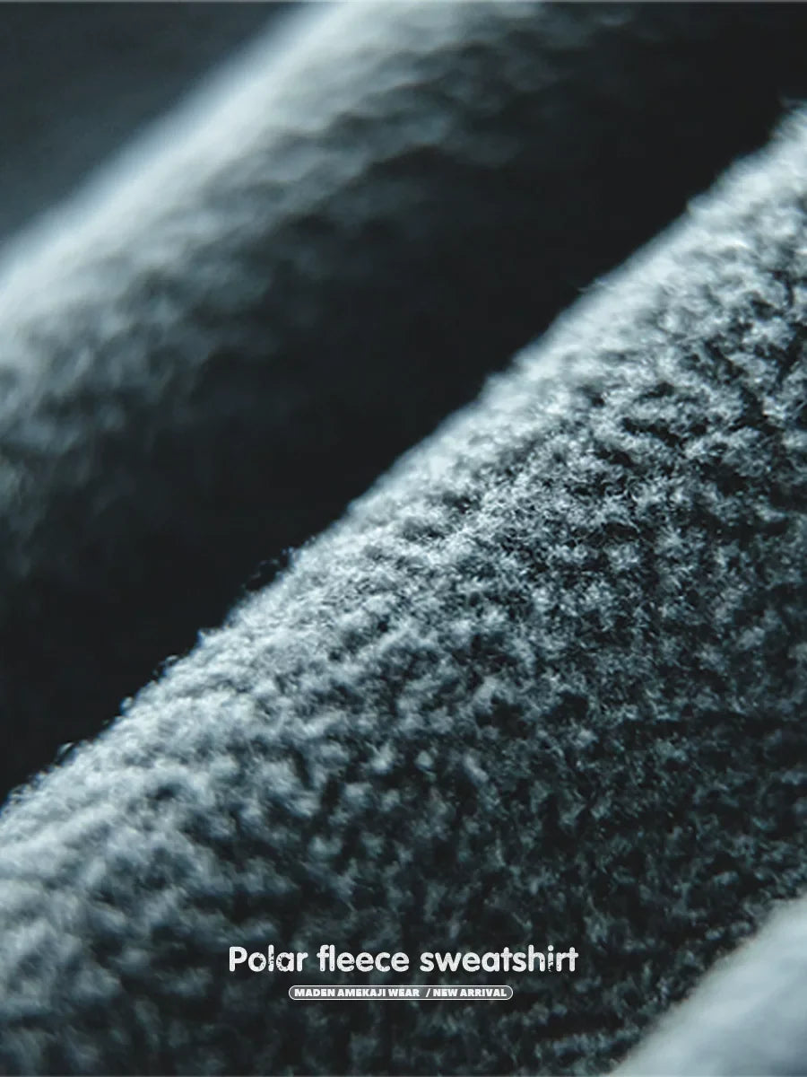 Madden Vintage Polar Fleece Half Zipper Sweater