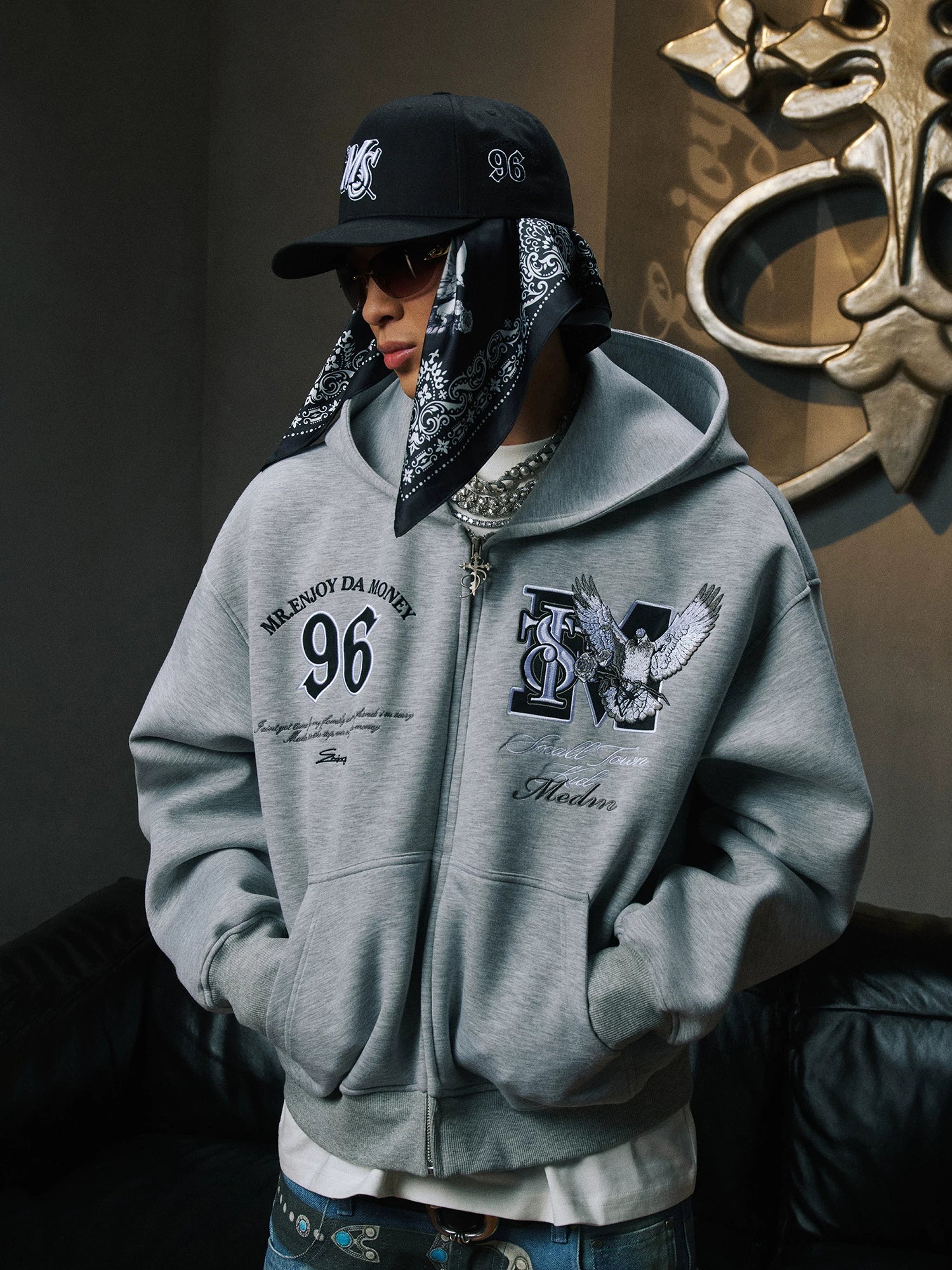 STK x MEDM Air Layer Hooded Cardigan