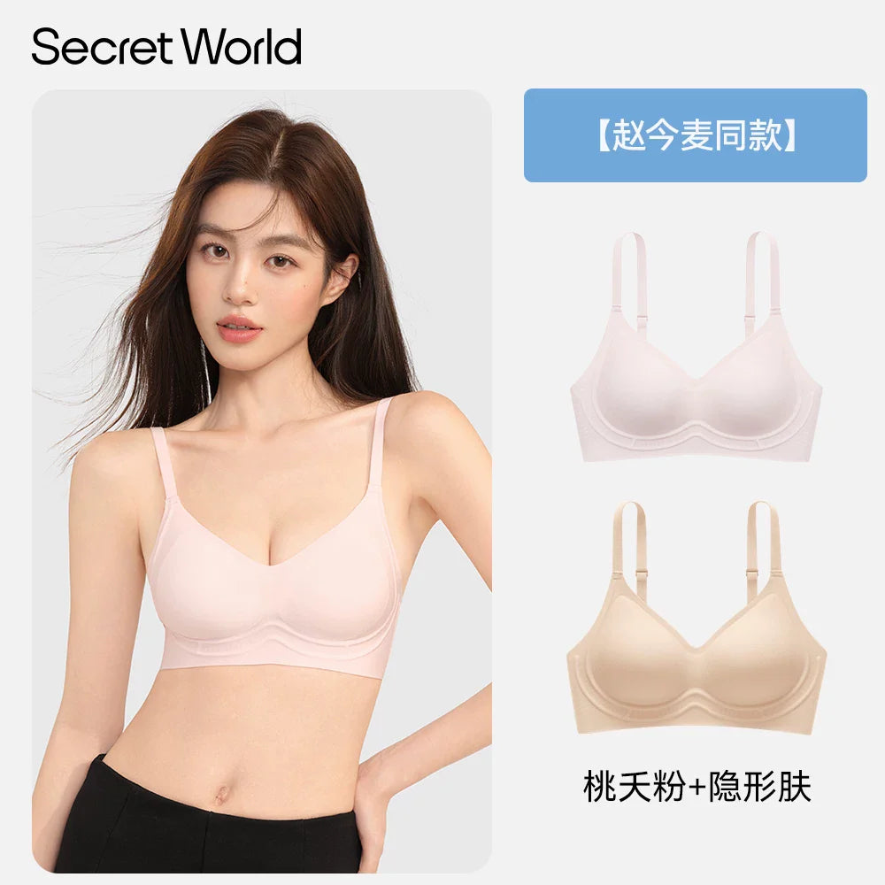 Secret World Gathers Anti-sagging Breast Seamless Bra