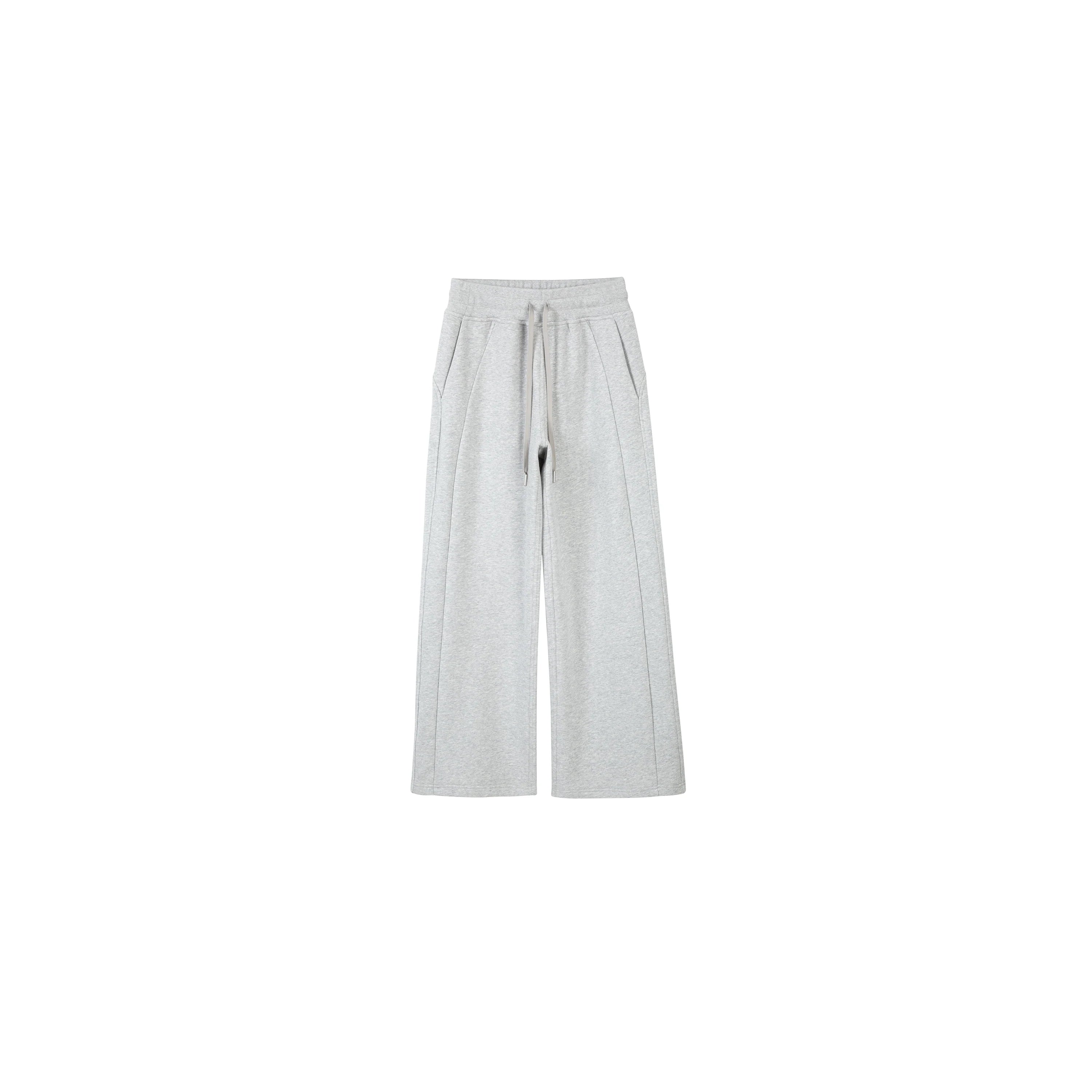 PLUS NO LOGO Scimitar Splicing Loose Wide-leg Sweatpants