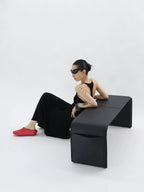 FUZZYKON Big U-neck Slim-fit I-shaped Sling Vest Dress