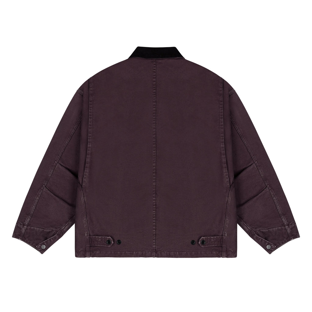 IDLT 15oz Michigan Loose Multi-Pocket Work Jacket – Washed Canvas