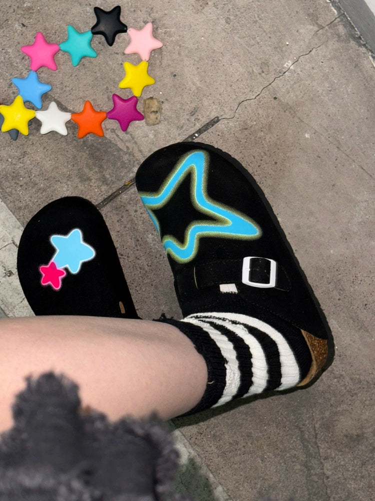 Cat & Sofa Polka Dot Star Birkenstock Sandals