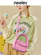 Neeley Soft Leather Basket Bag