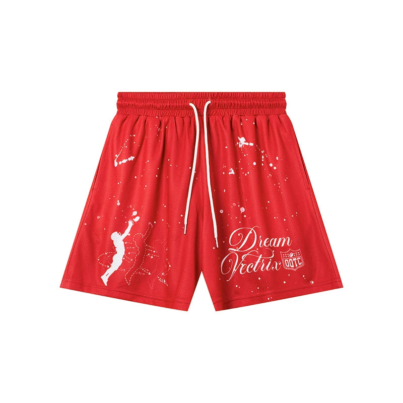 OOTC Rainy Night High Waist Casual Sports Shorts