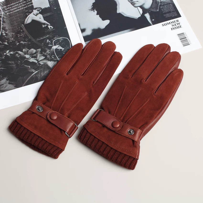 St. John's Goatskin Touch Screen Motorcycle Gloves