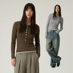 Inflation women Henly Skinny Modal Long Sleeve tee