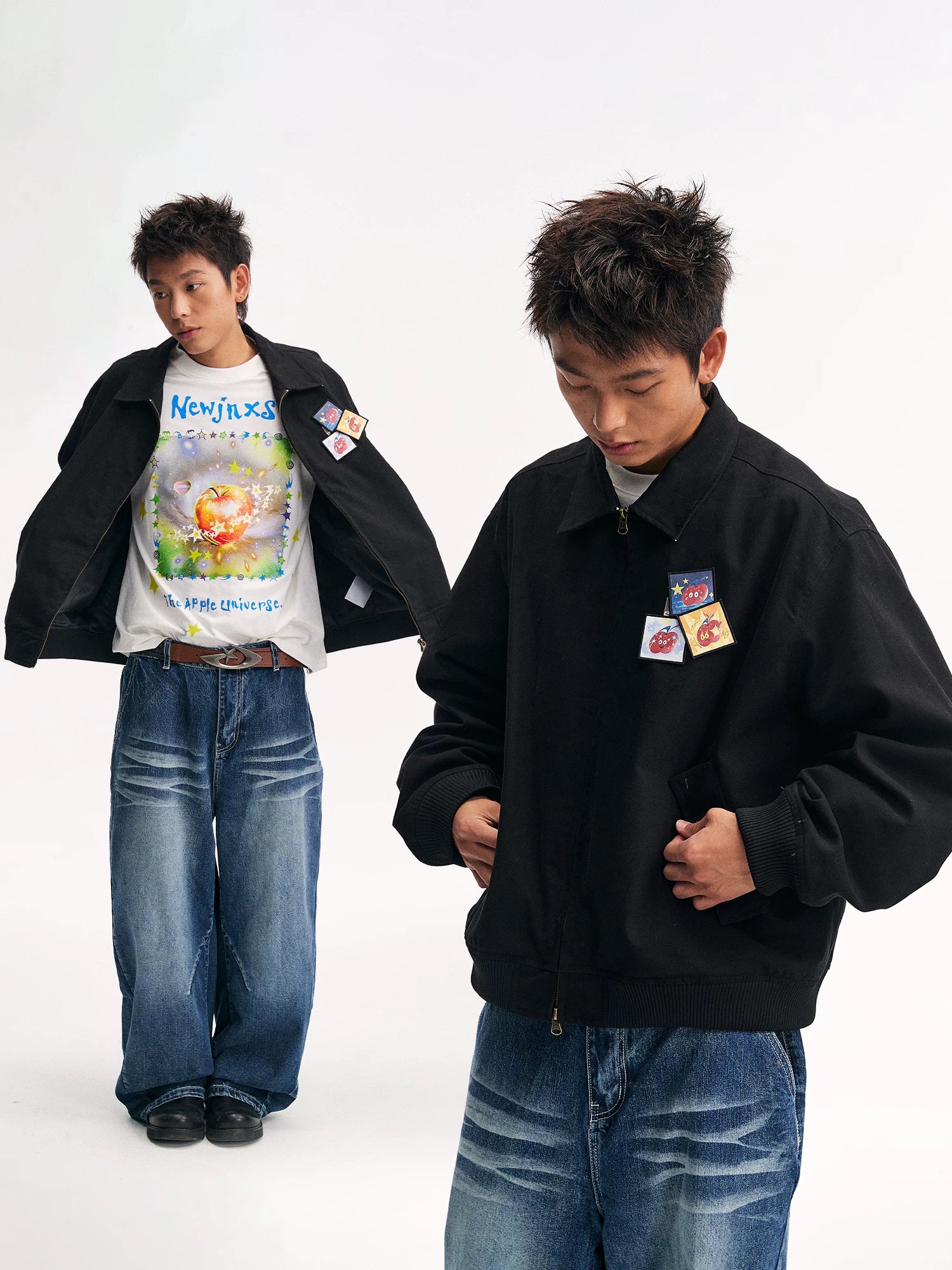 Mr. Jiangnan NewJNXS Velcro Bomber Flight Jacket