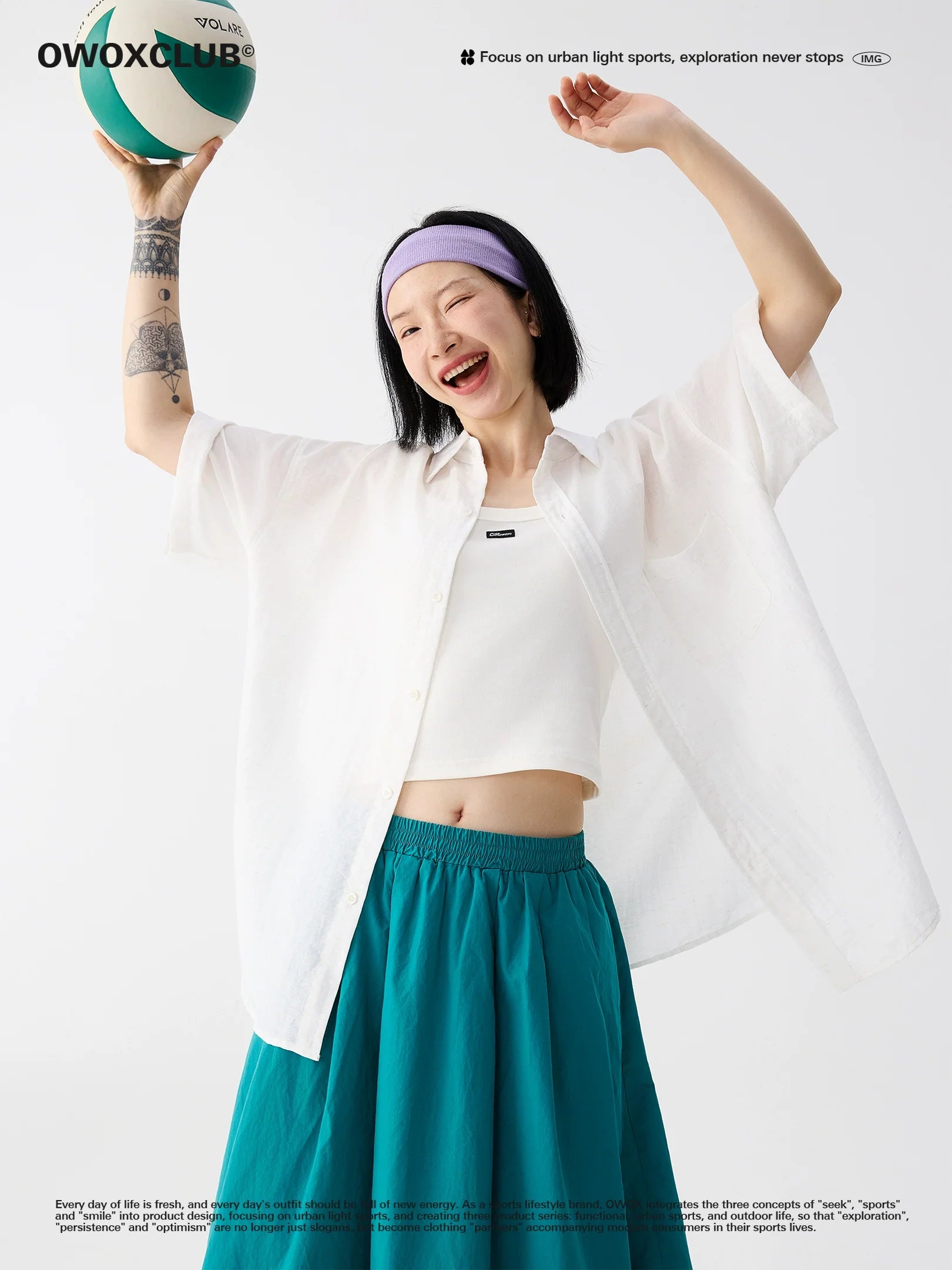 OWOX Versatile Sunscreen Short Sleeve Shirt