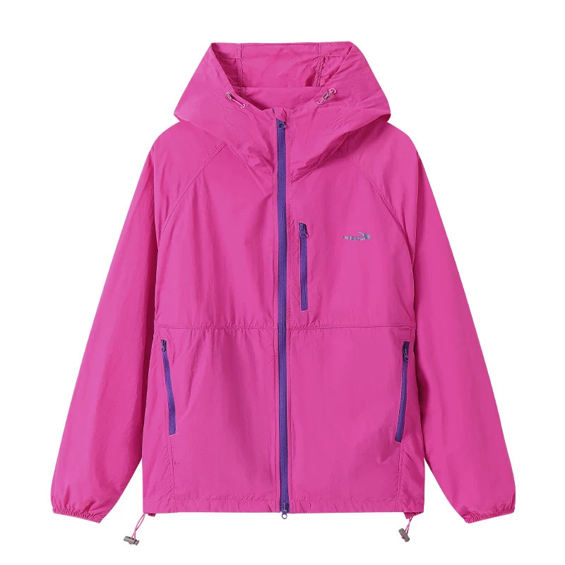 Mr. Jiangnan NewJNXS Lightweight Quick-Dry Sun Protection Zip Jacket