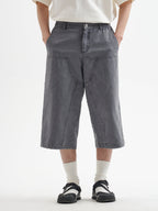 BUTTBILL 25SS Urban Safari Vintage Commuter Japanese Leaven Wash Logging Tooling Capris Shorts